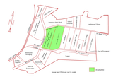 Image illustrate land plots available at the Keyser, WV Industrial Park location.